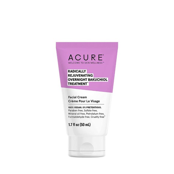NIB Acure Radically Rejuvenating Bakuchiol Overnight Treatment - 1.7 Fl Oz - - Picture 2 of 2